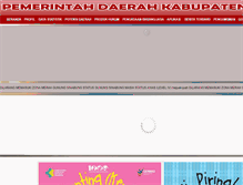 Tablet Screenshot of karokab.go.id